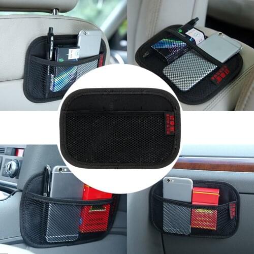 Oxford Fabric Stowing Tidying Car Storage Net Bag Automotive Pocket Car Accessories Car Seat Back Organizer Multi-use