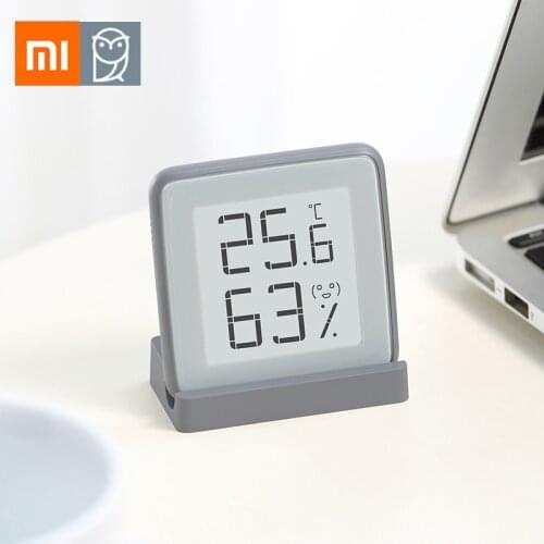 New MiaoMiaoCe E-Ink Screen Smart BT2.0 Thermometer Hygrometer Works with Smart App Home Gadget Tools Moisture Smart Connect