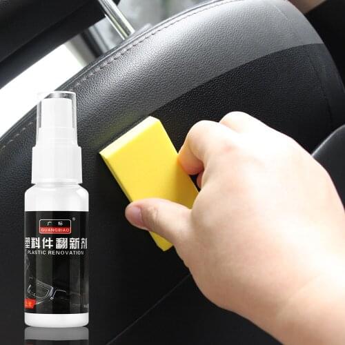 30ml Car Interior Plastic Parts Retreading Agent Wax For Hyundai Suzuki Mazda Opel Toyota Chevrolet Audi Bmw Kia VOLVO