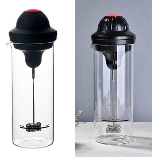 Milk Frother Cup Stainless Steel Foamer Mixer Coffee Milk Foaming Machine for Coffee Cappuccino Matcha Whisk Drink