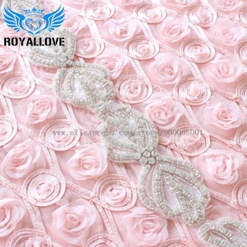 10 yards Rhinestone bead Bow bridal trimming Crystal Rhinestone Wedding Decoration Dress Sash Jewellery DIY Hair Headband Trim