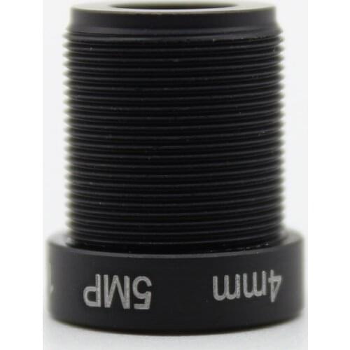 4X HD 5MP 4mm 1/2.5" IR Board CCTV Lens Fixed Iris 86degrees angle M12*0.5 for Security IP Camera