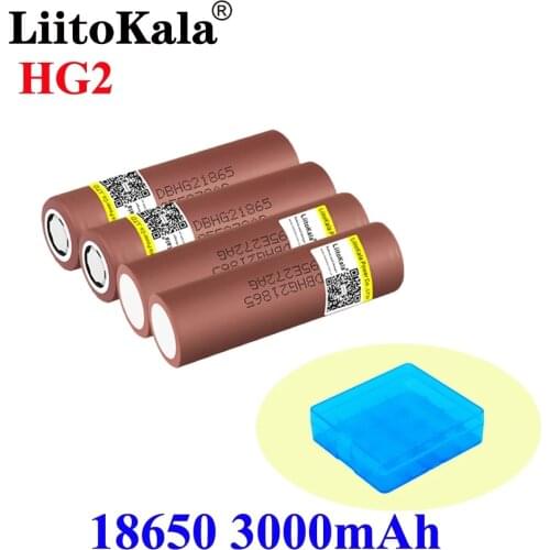 Liitokala Original HG2 18650 3000mAh battery 3.6v The discharge 30A Dedicated battery