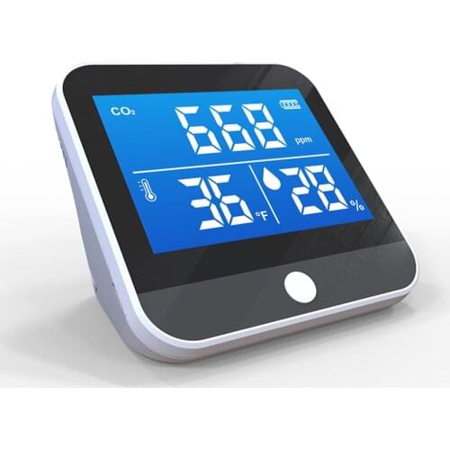 400-5000PPM CO2 Air Quality Analyzer Temperature Humidity Monitor Infrared NDIR Detector Home Indoor Outdoor USB Gas Test Tools