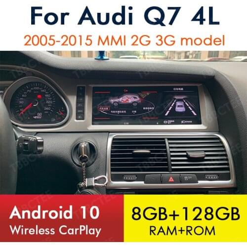 For Audi Q7 4L 2005~2015 Wireless CarPlay Car Radio Android GPS Navigation Multimedia Player MMI 2G 3G Stereo WiFi