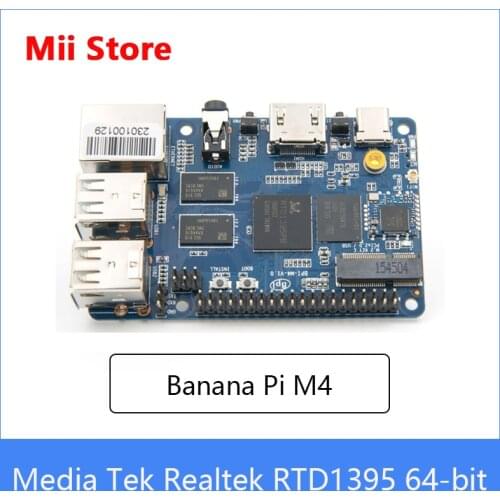 Banana Pi M4 Development Board Media Tek Realtek RTD1395 64-bit New Generation Single Board computer