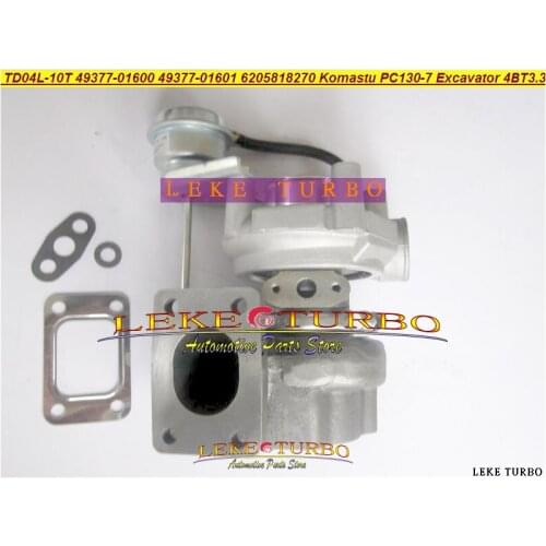 Free Ship Turbocharger TD04 TD04L TD04L-10T 49377-01600 49377-01601 6205-81-8270 Turbo For Komastu PC130-7 Excavator 4BT3.3