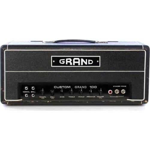 Grand Dr103 Custom 100 Watt Guitar Amplifier Head in Black