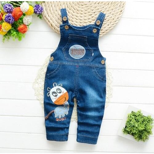 IENENS Baby Toddler Denim Overalls Kids Boys Girls Dungarees Children Cartoon Jeans Jumpsuit Clothes Clothing Cowboy Trousers
