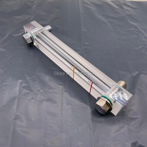 Free shipping 2pcs/lot PS-EA05-501#01 KOBELCO SG75AV genuine glass mirror oil level gauge indicator with 180mm*M15