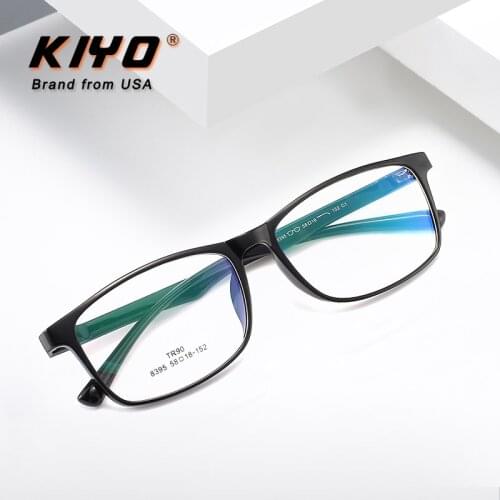 KIYO Brand 2021 New Women Men Fashion Optical Frame TR90 Eyeglasses Frames Square Spectacles Glasses High Quality Eyewear 8395