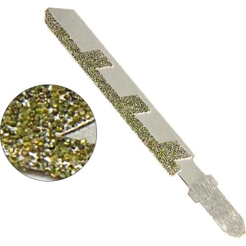 76mm 3'' inch Jigsaw Blades Diamond Coated Grit 50 T shank Cutter Marble Stone Granite Tile Ceramic Cutting Jig Saw Accessories