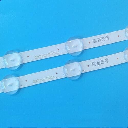 New Kit 2 PCS 8LEDs 600mm LED backlight strip for LG 32LJ510U HC320DXN-ABSL1-A142 SSC_32LJ61_HD S SSC_32LJ61_HD_8LED