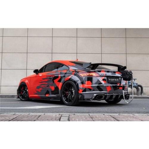 Suitable for Audi Ttrs Fiber Yofer Dry Carbon Front Shovel Side Skirt Rear Lip Tail Blade