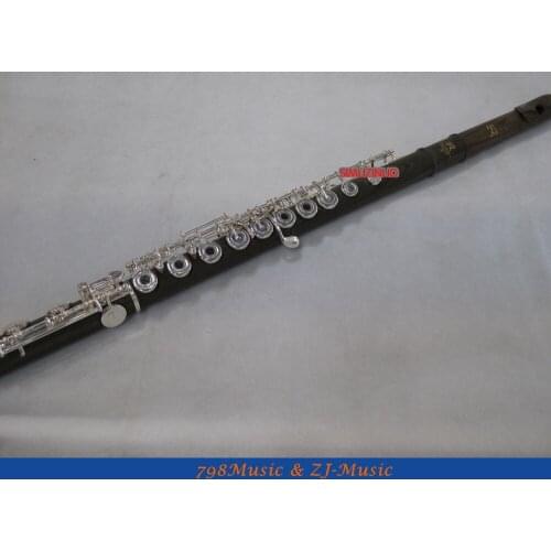 PROFESSIONAL Green Sandalwood Flute-B foot-Open Hole-Split-E-Inline-G-American Headjoint