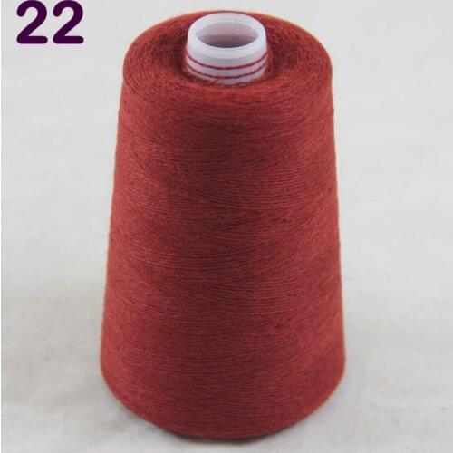 Sales 1X100g high quality 100% pure cashmere warm soft hand-woven tower yarn Crimson 26222