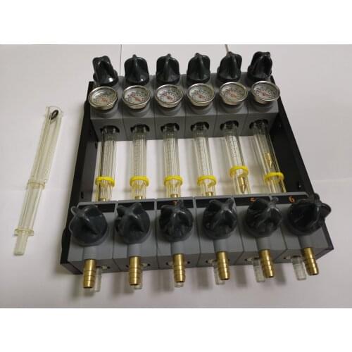 Water flow regulators Water discharge diverter （Water Streamer flow divider distributer shunt )for injection machine