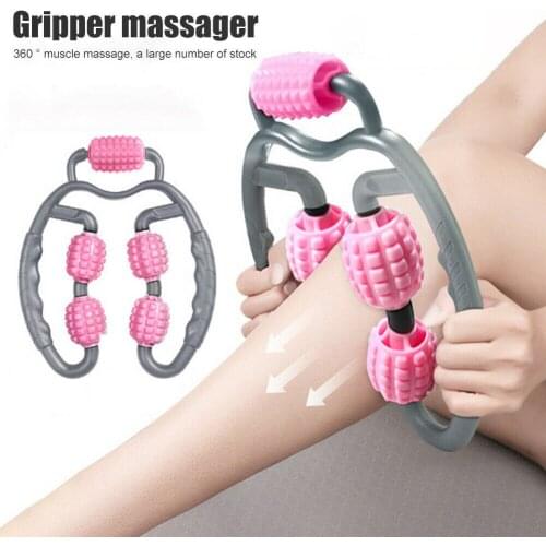 Roller Weight Leg Cellulite U-shaped Massage Loss Body Muscle Relief Massager Wheel Health Care Tool Fitness Equipment