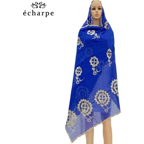 African Women Scarf Soft Cotton Big Size Cotton Daily Scarf Islamic Dubai Pashmina Wraps TH325