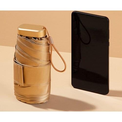 5 Folding Sunshade Advertising Sun Umbrella Mini Pocket Umbrella Academy for Women Gold Luxury Beach Umbrella
