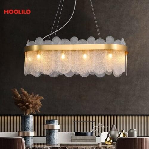 New Modern Led Golden Stainless Steel Crystal Chandelier Lighting Lustre Suspension Luminaire Lampen for Dinning Room