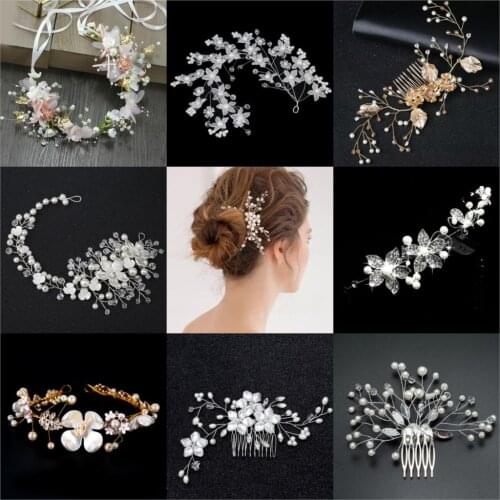 Wedding Bridal Princess Crystal Rhinestone Leaf Flower Butterfly Hair Pins Clips Hair Comb Headband Gift