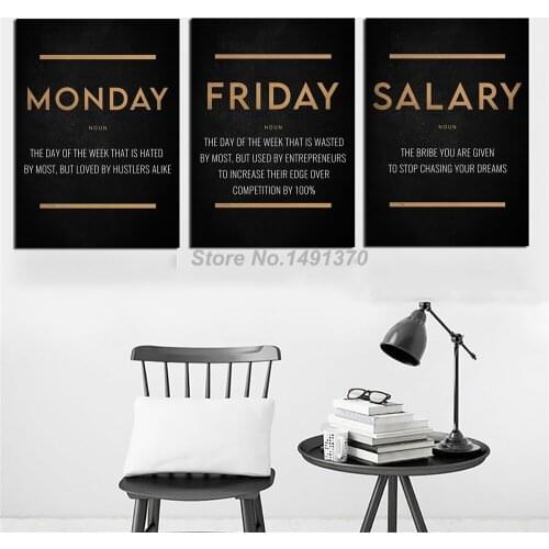Tomorrow Success Motivational Quote Office Room Poster Painting On Canvas Bedroom Wall Art Decoration Pictures Home Decor