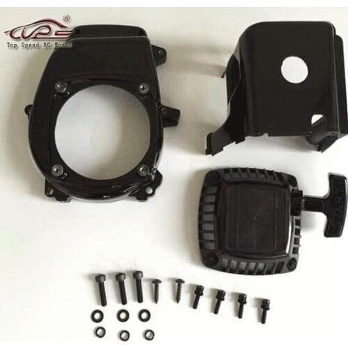 Engine Fan/cylinder Cover/pull Start Fit Zenoah CY for 1/5 HPI ROFUN ROVAN KM BAJA 5B 5T 5SC TRUCK RC CAR PARTS