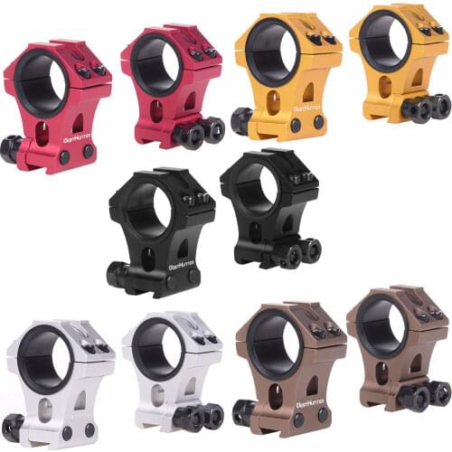 WestHunter Riflescope Mount High Dovetail Scope Rings Tactcal Optical 11mm Rail Mounts Fits 25.4/30mm Diameter Full CNC Process