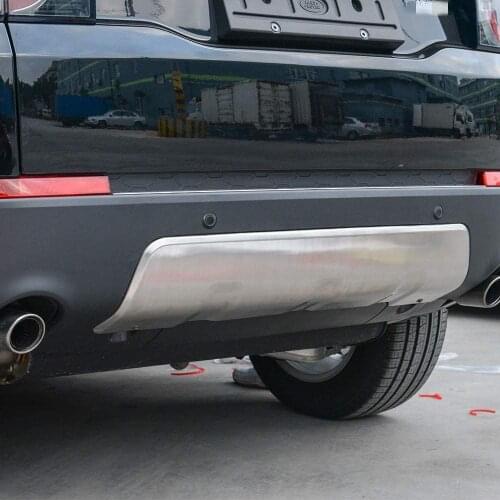 304 Stainless Front Rear Bumper Protector Plate Cover Trim 2pcs For Land Rover Discovery Sport