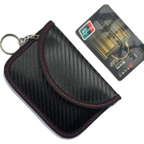 12.5x8.5cm car key jammer bag Card Anti-Scan Sleeve bag signal blocker bank card protection jammer remote car key jammer bag