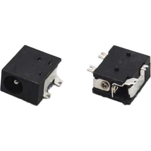 20PCS DC-033 DC power socket DC033 SMD SMT 4PINS sockets female connector soldering ROHS Free shipping