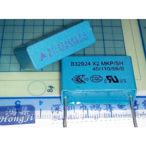 10PCS New and original B32924 X2 MKP 1UF 305V 105 MKP/SH 1UF M 275VAC P=27.5mm