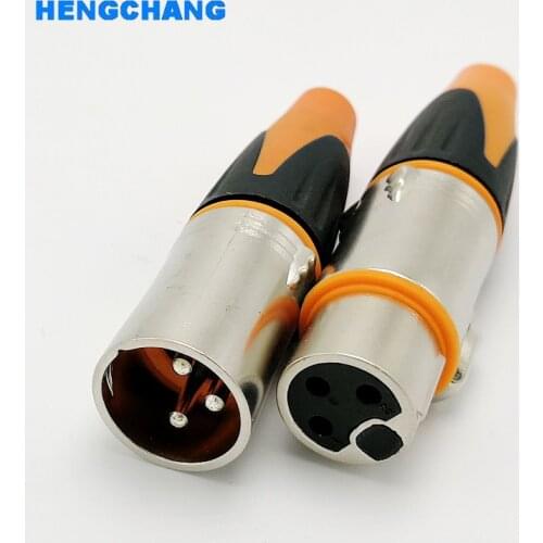 3pin waterproof XLR connector Female and Male connector Microphone connector MIC Adapter
