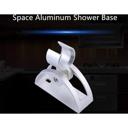 Aprince Bathroom Supplies Space Aluminum Shower Base Shower Bracket Hook Aluminum Seat Aluminum Bottom Shower Base