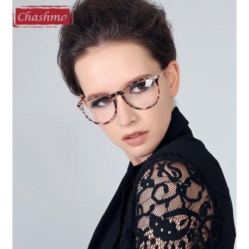 Chashma Classic Brand Design Women Optical Frame Round Glasses Frame for Myopia Eyewear