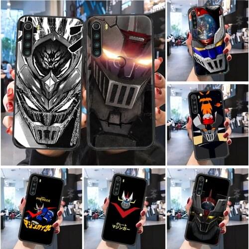 Great Mazinger Z Mazinkaiser Anime Phone case For Xiaomi Redmi Note 7 7A 8 8T 9 9A 9S 10 K30 Pro Ultra Frosted black painting