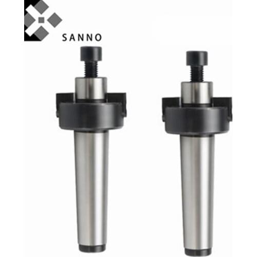 Morse milling disc cutter holder MT3 / MT4 22-40mm pull back type indexable milling tool hanger with taper shank