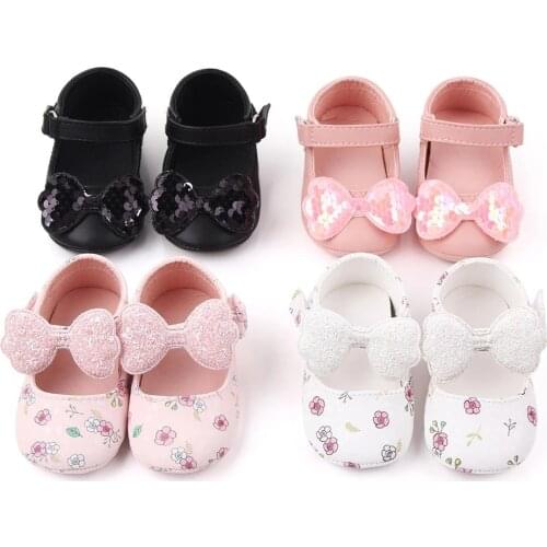 Baby Shoes Cute Princess Baby Girl Shoes Anti-Slip First Walker Baby Girl Shoes