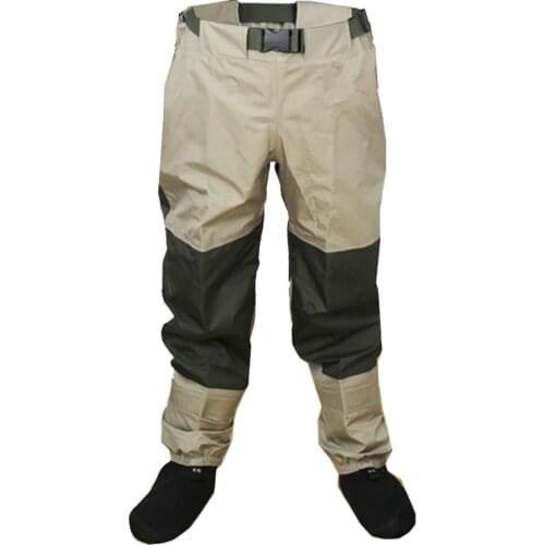 Breathable Fly Fishing Waist Waders Stockingfoot High Pant Wader Duck Hunting Wading Pants