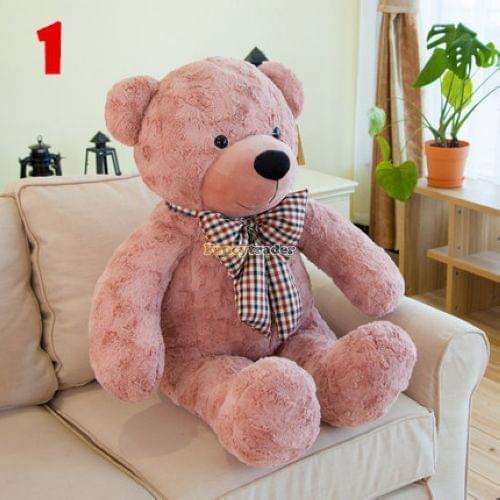 Fancytrader New Style Teddt Bear Toy 51'' 130cm Big Giant Stuffed Plush Cute Teddy Bear, Valentines Day Gift 4 Colors FT90548