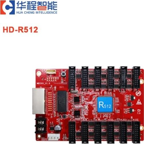 HD-R501 control system receiving card Video picture text display card for floor standing led display commercial led display