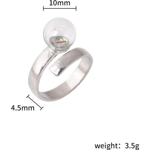 Dandelion ring Real dandelion seed jewelry Adjustable Good luck ring Dandelion wish Mini terrarium jewelry Make a wish Botanical