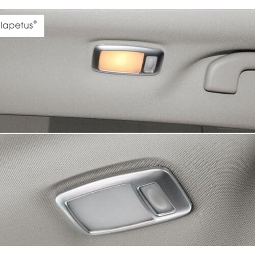 Lapetus Matte Interior Refit Kit For Nissan Maxima 2016 - 2019 Roof Reading Lights Lamps Frame Cover Trim Accessories 3 Pcs