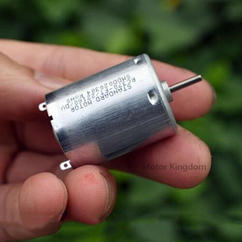 Micro 24mm Round Standard RC370-FT/22160 DC 5V 6V Mute Electric Motor 2mm Shaft