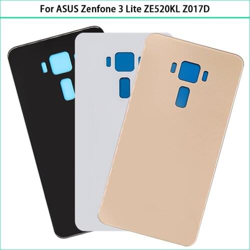 New Housing Case For ASUS Zenfone 3 Lite ZE520KL Z017D Z017DA Z017DB Battery Back Cover ZE520KL Rear Door Glass Panel Replace
