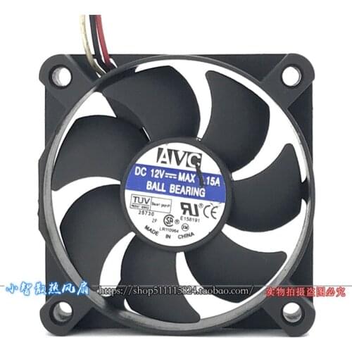 New original 6010 12V 0.08A C6010T12H 6cm power supply chassis CPU mute cooling fan