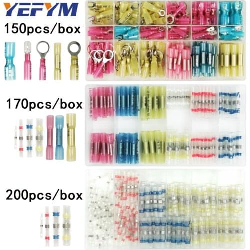 Solder Seal Wire Connectors - Heat Shrink Solder Butt Connectors - Solder Connector Kit - Automotive Marine Insulated