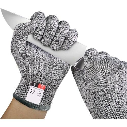 Anti-cut Outdoor Fishing Gloves Knife Cut Resistant Protection Touch Screen Anti-Slip Ultra-thin Steel Wire Mesh Gloves
