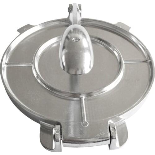 1pc Foldable 8 Inch Uncoated Aluminum Heavy Duty Dough Press Tortilla Maker Bakeware Egg Cake Making Tools Kitchen Gadget